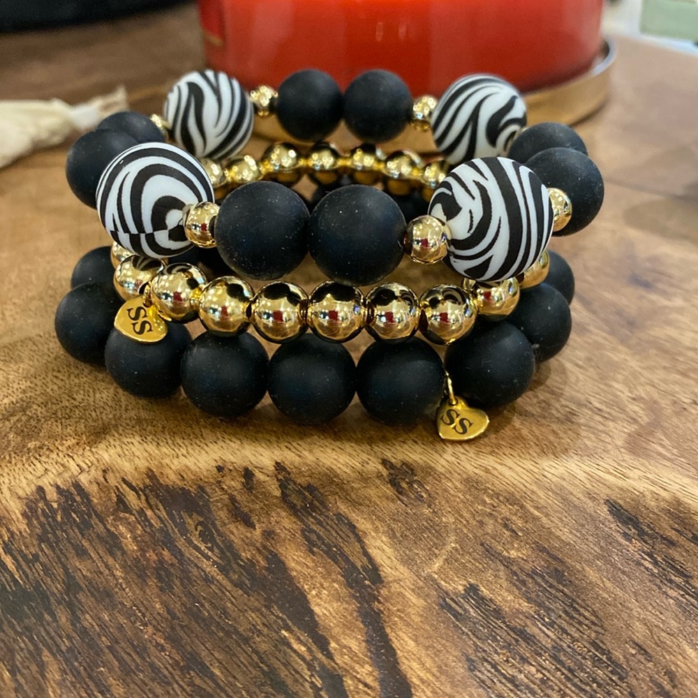 Beaded Bracelet Stack